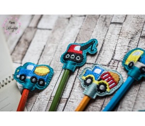 ITH Stickserie - Stifteaufsätze Baustelle